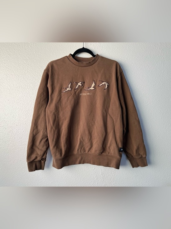 Vans Other - Vans Brown Crewneck Birds Embroidery size Small